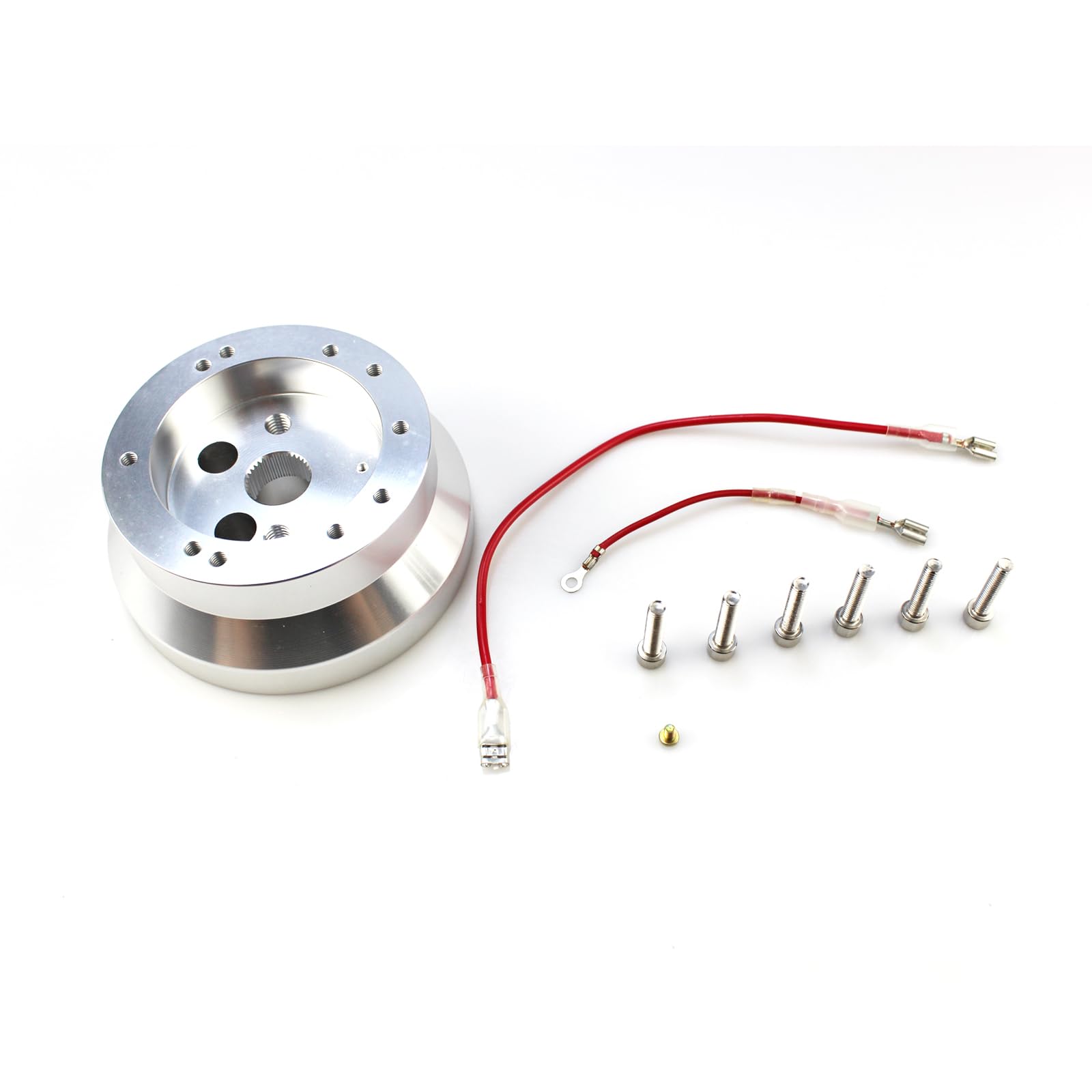 ANP PUAUTO Adaptador de cubo de volante de aluminio de 5 y