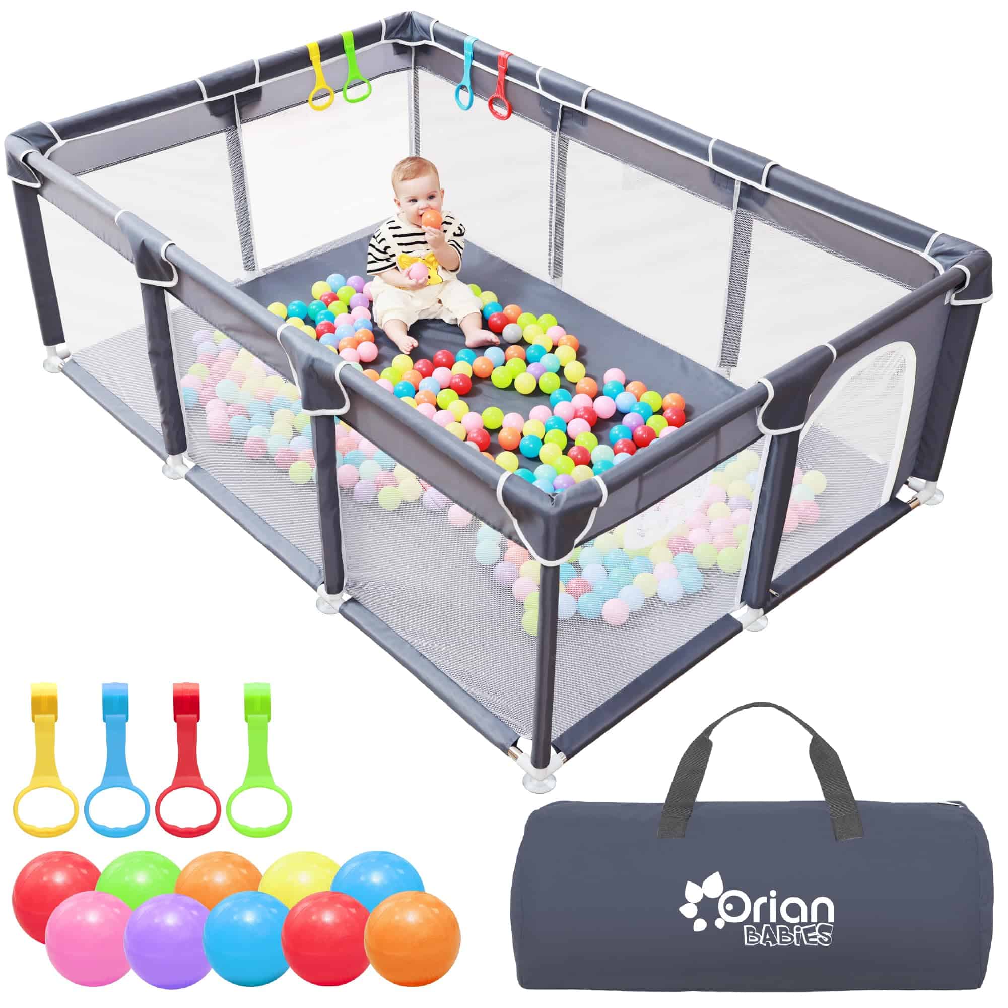 Corralito para Bebés Orian 74x50 XL - Amplio Corral para