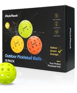 Pelotas de Pickleball al Aire Libre PickPeak, Paquete de 4
