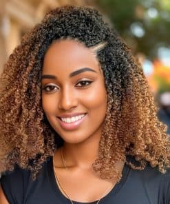 210 Trenzas Yanky Twist Crochet Hair Pre Looped de 14