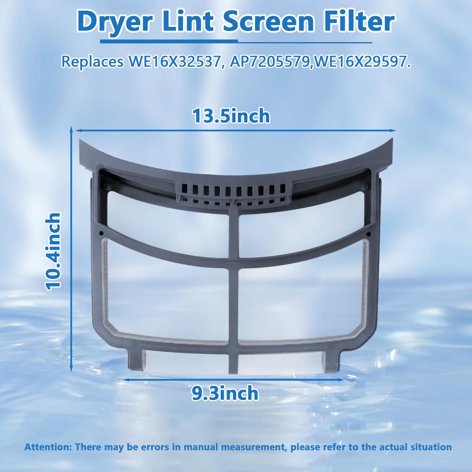 Filtro de pelusa para secadora WE16X32537 WE16X39597 - Imagen 3