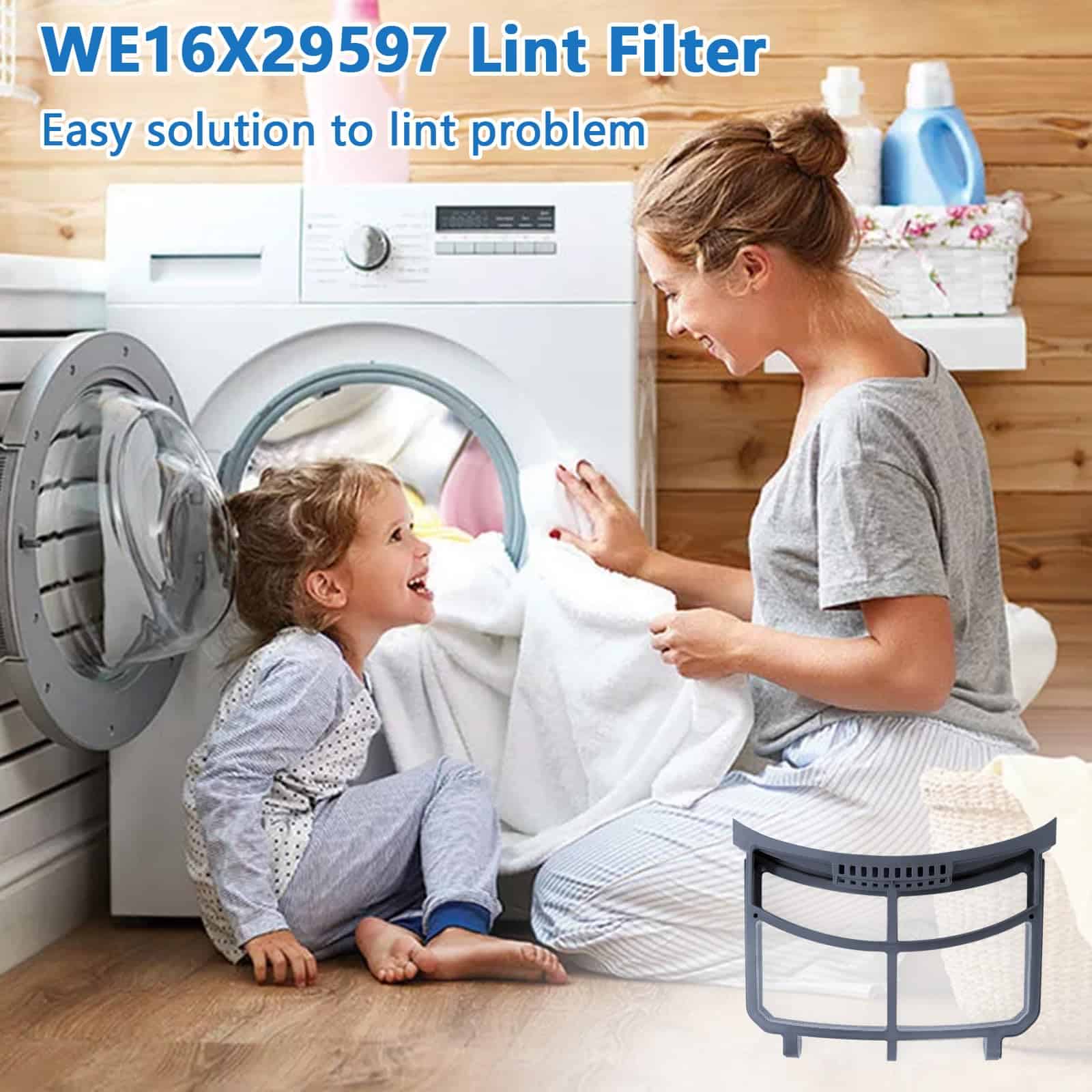 Filtro de pelusa para secadora WE16X32537 WE16X39597 - Imagen 8