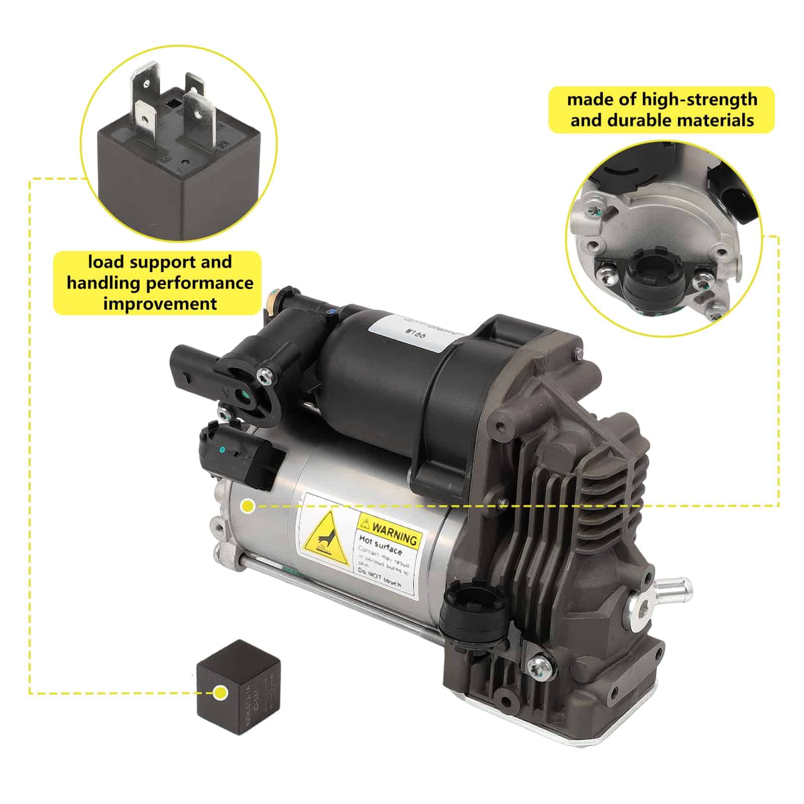 Compresor de Suspensión Neumática Compatible con Mercedes - Imagen 6