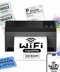 Impresora de etiquetas térmicas WiFi Omezizy 4x6 -