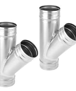 Divisor de conducto de 4", paquete de 2, Conector de