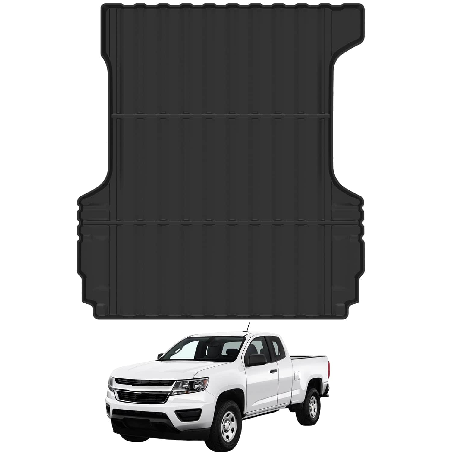 Tapete para cama de camioneta Topraco compatible con Chevy