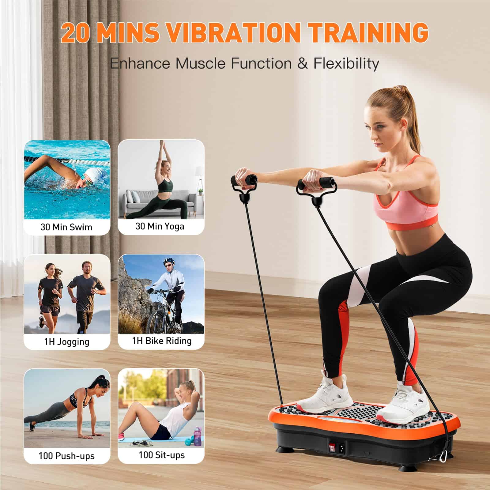 Máquina de Plataforma de Vibración CFBF, Ejercicio de - Imagen 3