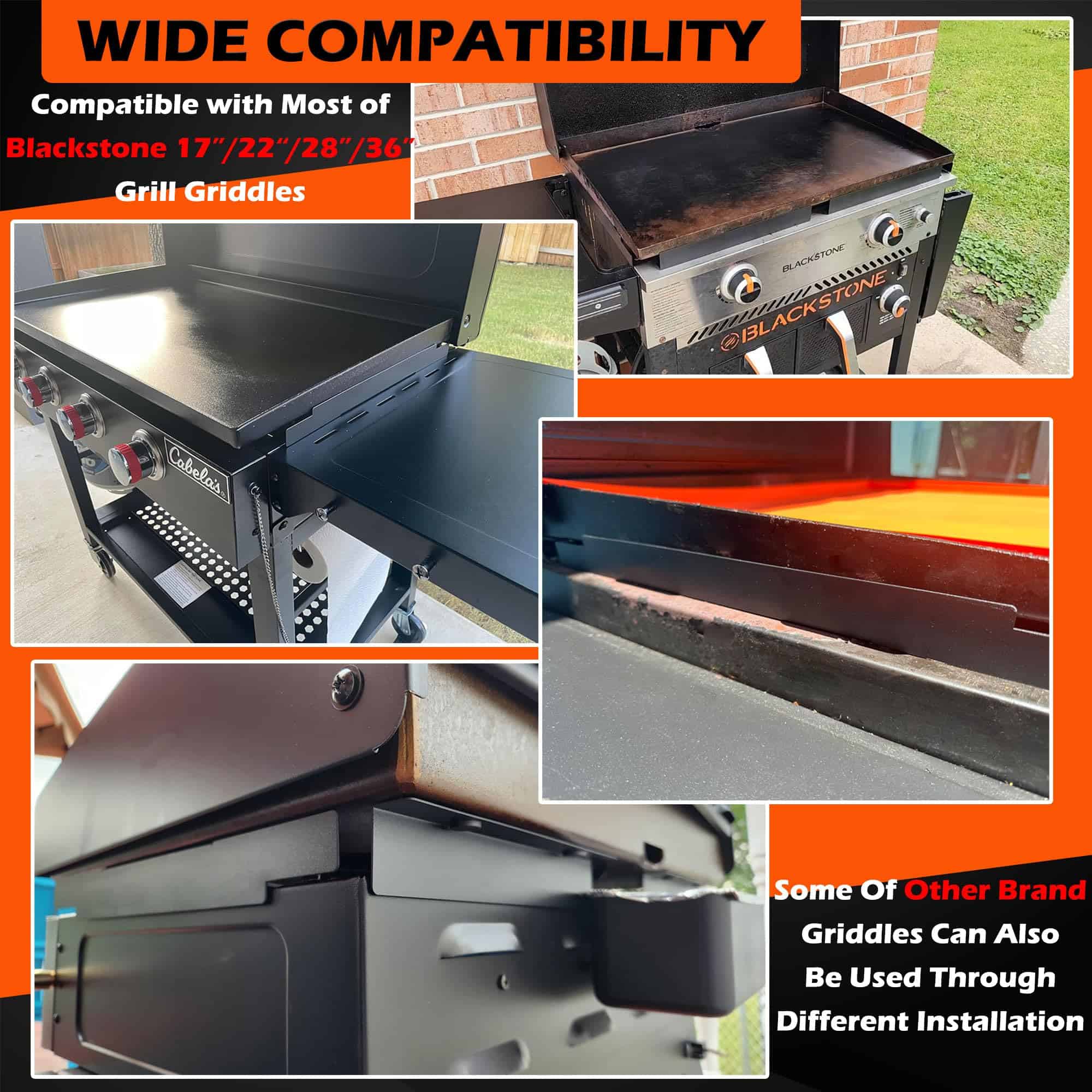 Protectores de Viento Mejorados Trybuy para Blackstone 22 - Imagen 6