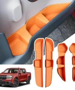 Bandeja de almacenamiento lateral para -Naranja Claro