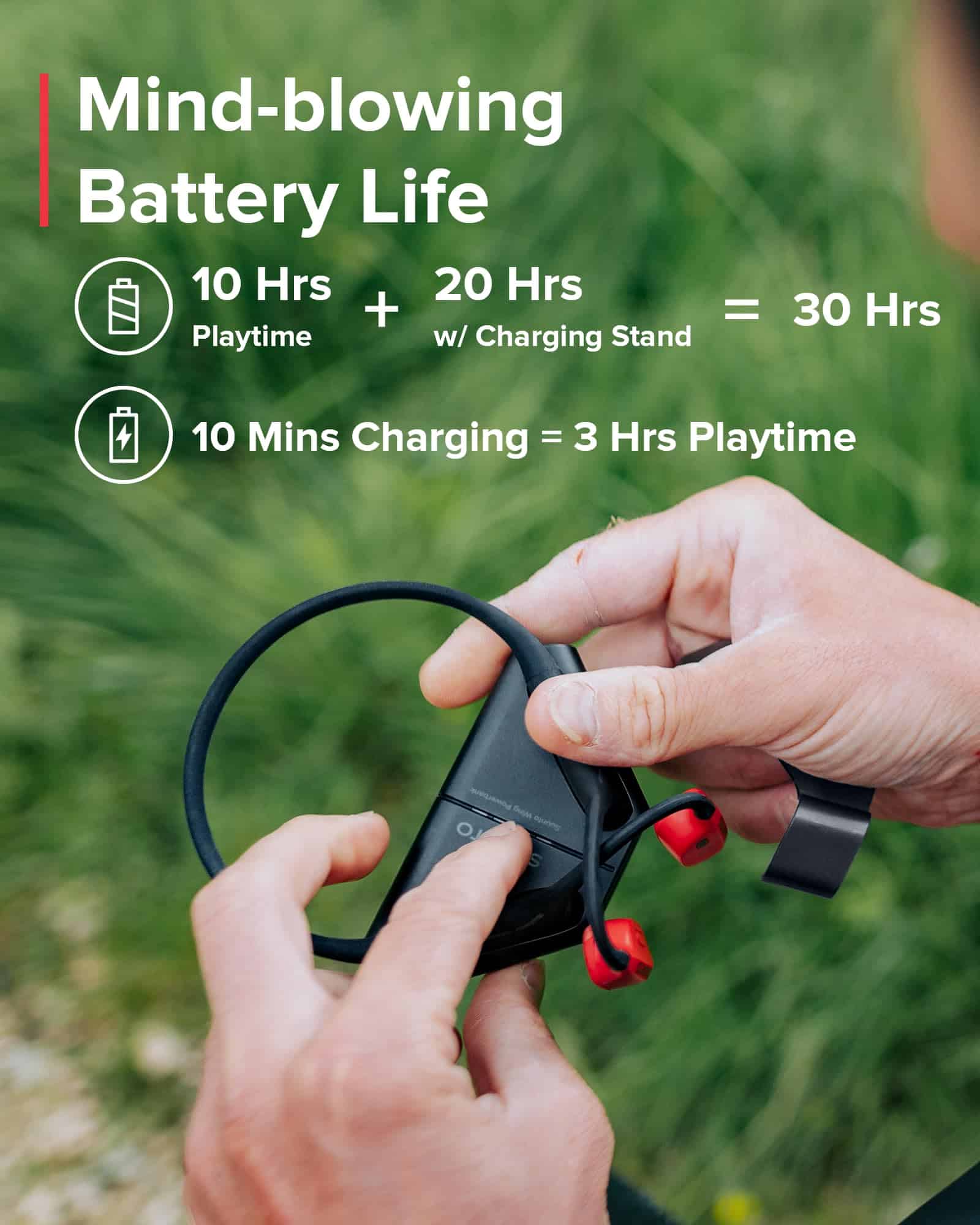 Audífonos de conducción ósea SUUNTO Wing Open-Ear, - Imagen 5