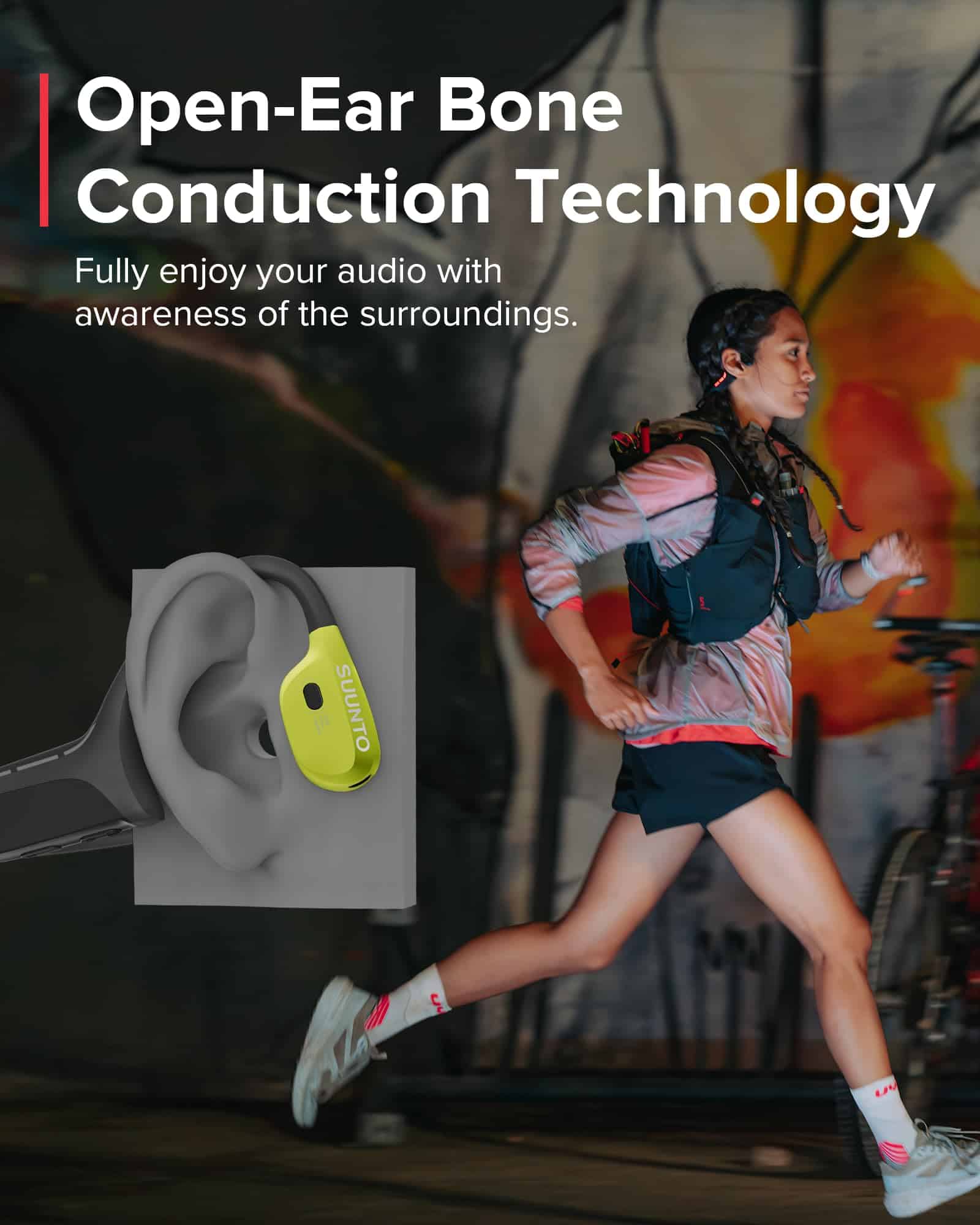 Audífonos de conducción ósea SUUNTO Wing Open-Ear, - Imagen 3