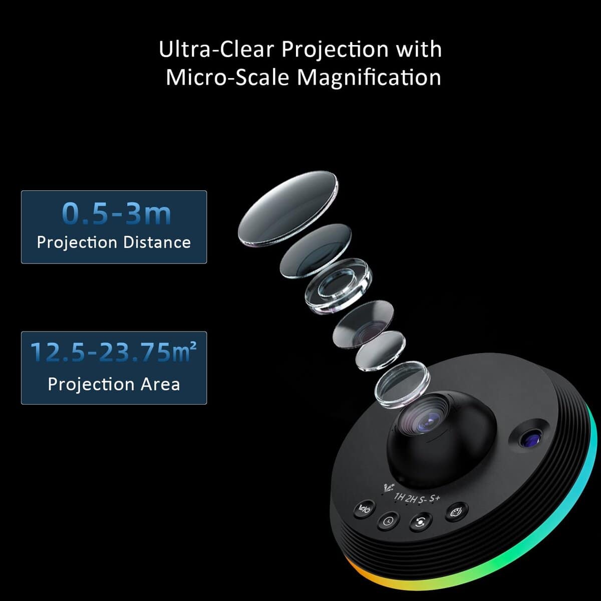 Ainael Proyector de Galaxias, Lámpara Proyector de - Imagen 3
