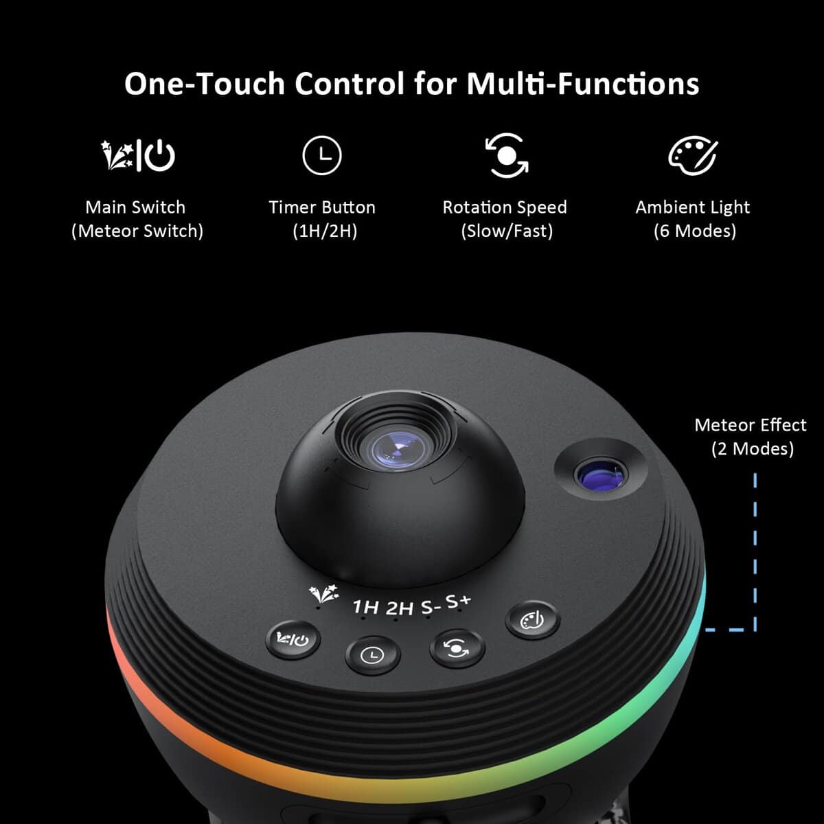 Ainael Proyector de Galaxias, Lámpara Proyector de - Imagen 4
