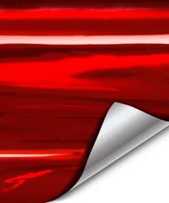 Película Adhesiva de Vinilo Holográfico Cromado Rojo VViViD