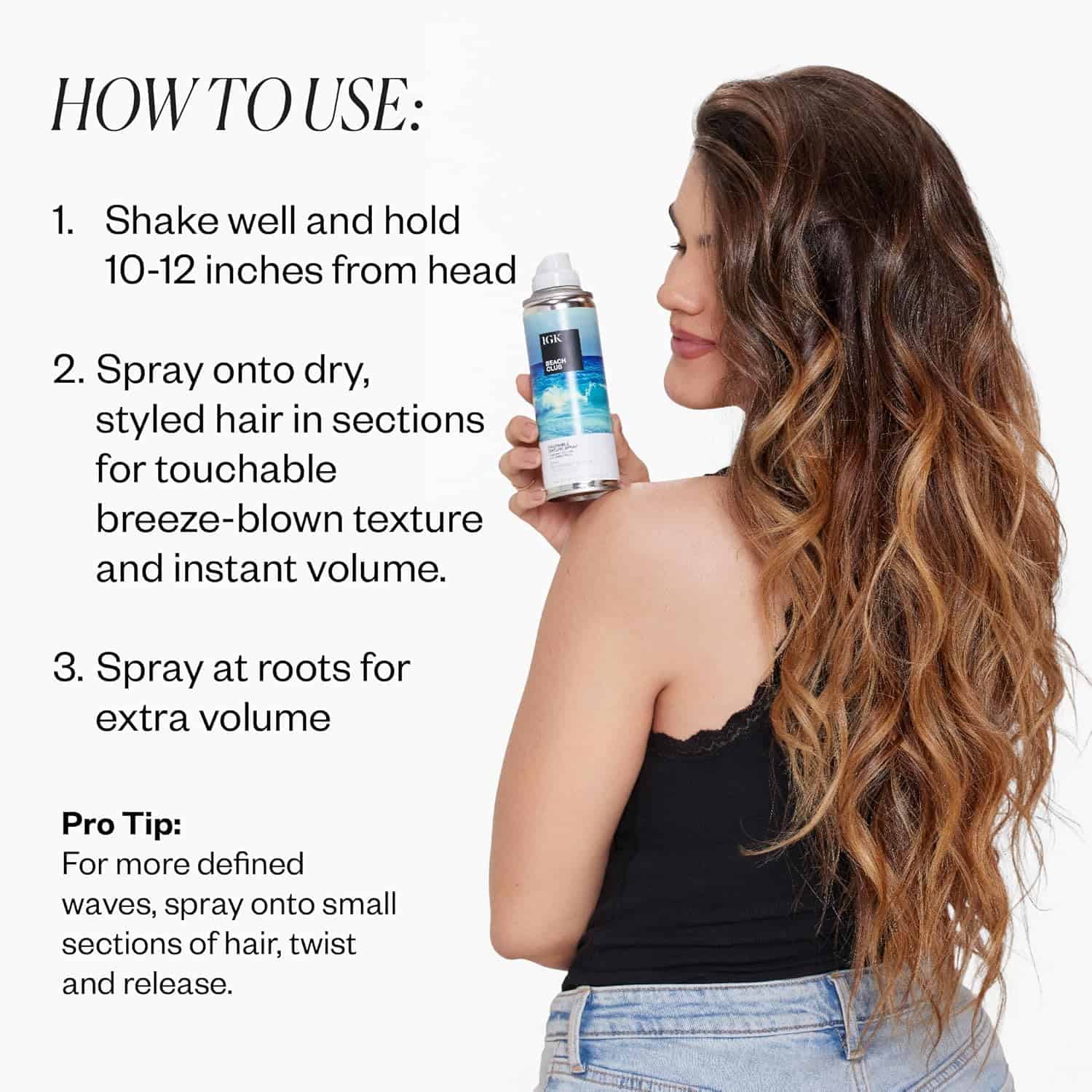 IGK BEACH CLUB Touchable Texture Spray Travel Bundle | - Imagen 7