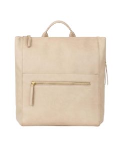 Bolso cambiador FAWN DESIGN, Mochila cuadrada de piel