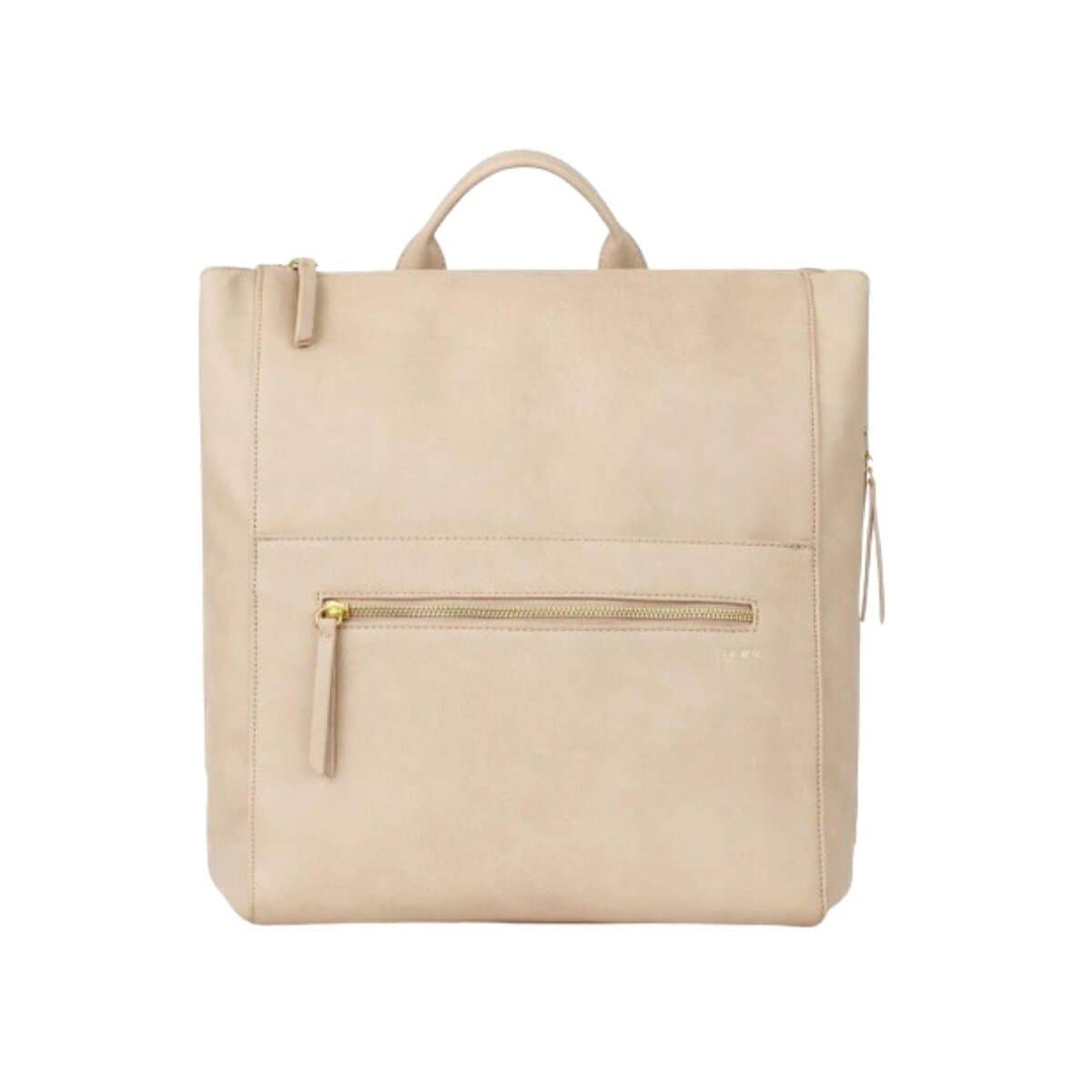 Bolso cambiador FAWN DESIGN, Mochila cuadrada de piel