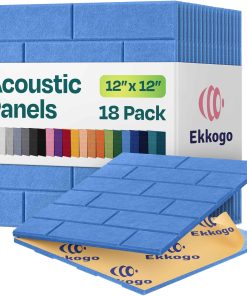 Paneles Acústicos Ekkogo Paquete de 18 Paneles Absorbentes
