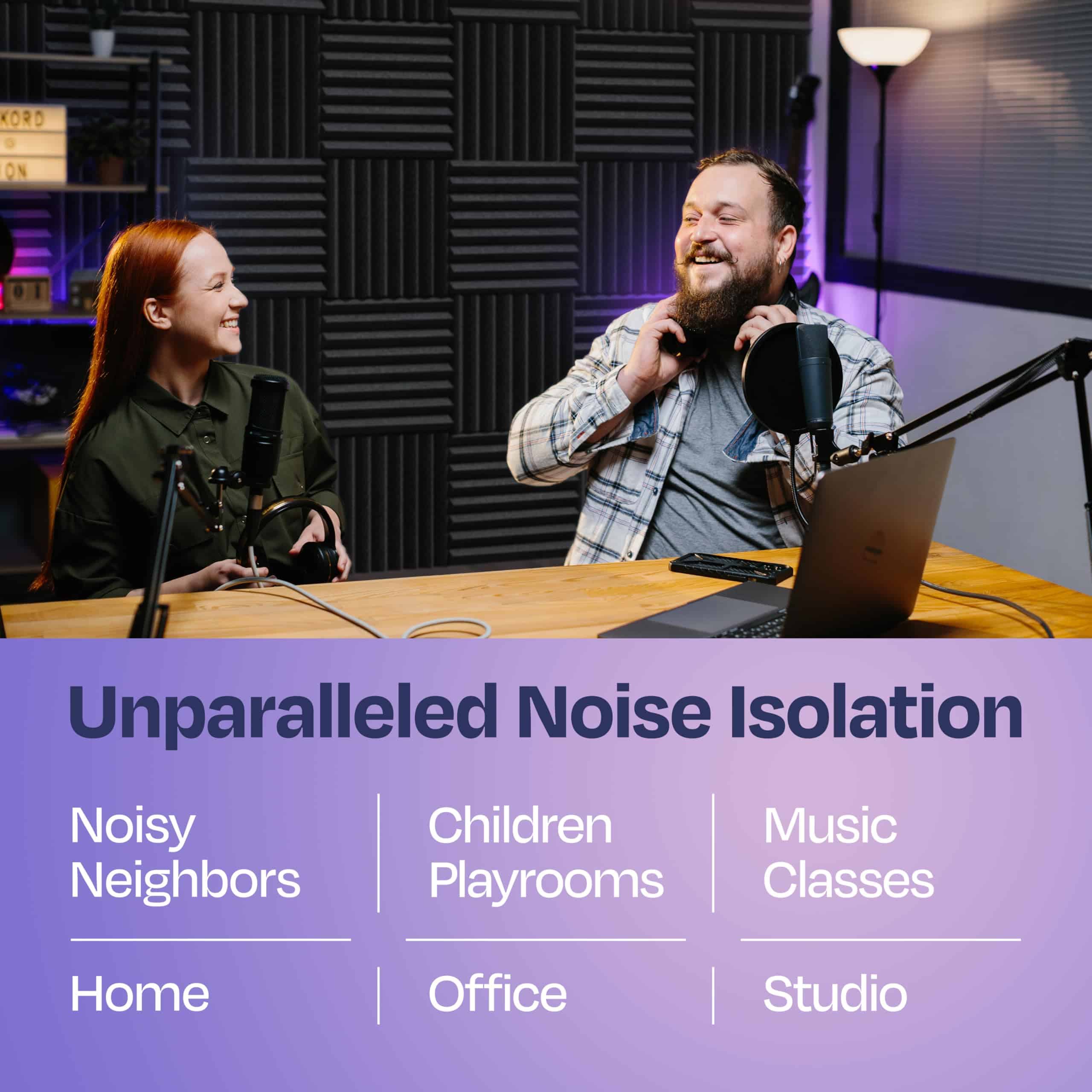 Panel de Espuma Insonorizante Ekkogo de 18 Paquetes para - Imagen 5