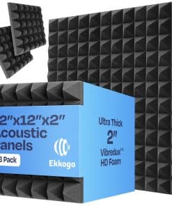 Panel de Espuma Insonorizante Ekkogo de 18 Paquetes para