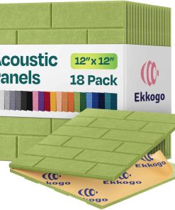 Paneles Acústicos Ekkogo Pack de 18 Paneles de Pared