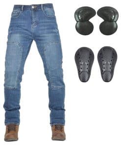 Pantalones de Moto para Hombre, Jeans de Mezclilla con