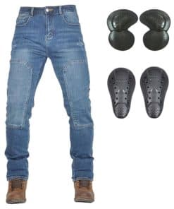 Pantalones de moto para hombres - Equipados con protectores