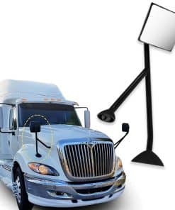 Espejo de Capó Negro de Repuesto para Camiones