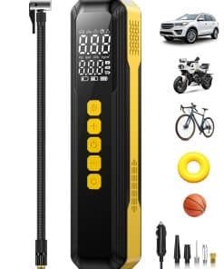 Inflador de Neumáticos Compresor de Aire Portátil - 5X Más
