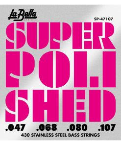 Juego de 4 cuerdas de bajo de acero inoxidable super pulido