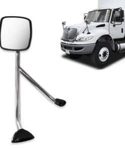 Espejo cromado para capó para camiones International