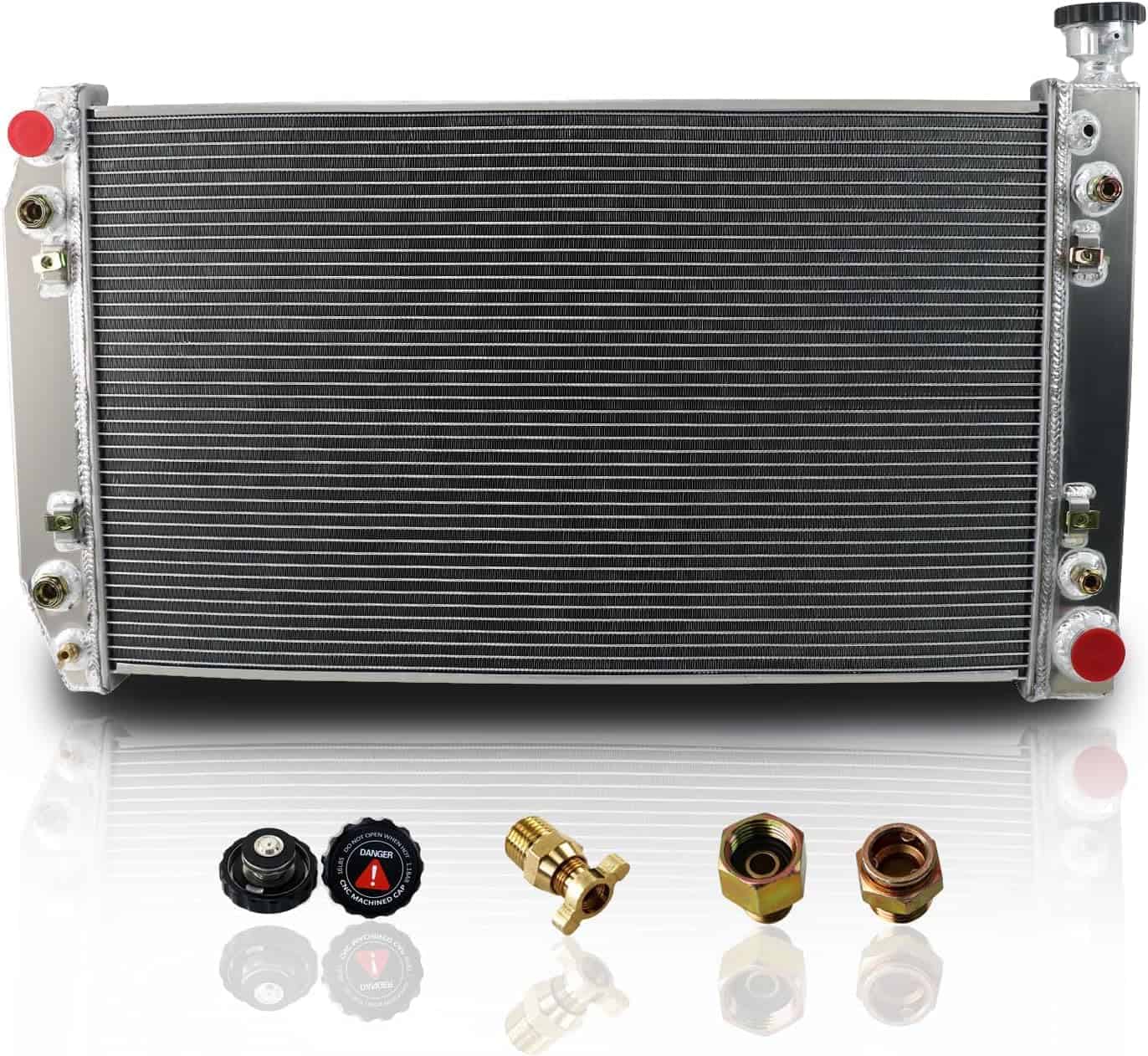 Radiador de Aluminio de 4 Hileras Compatible con Chevy P30