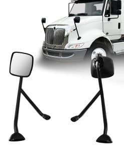 Espejo de capó negro para camión International Durastar