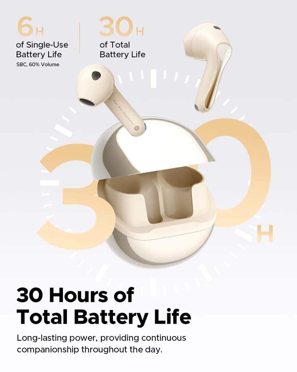 Auriculares inalámbricos SoundPEATS Air5, Sonido de - Imagen 8