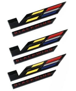 Juego de 3 Emblemas V-Blackwing para 2020-2024 CT4 CT5 V