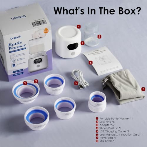Calentador de Biberones Portátil DrBash para Viajes, - Imagen 9