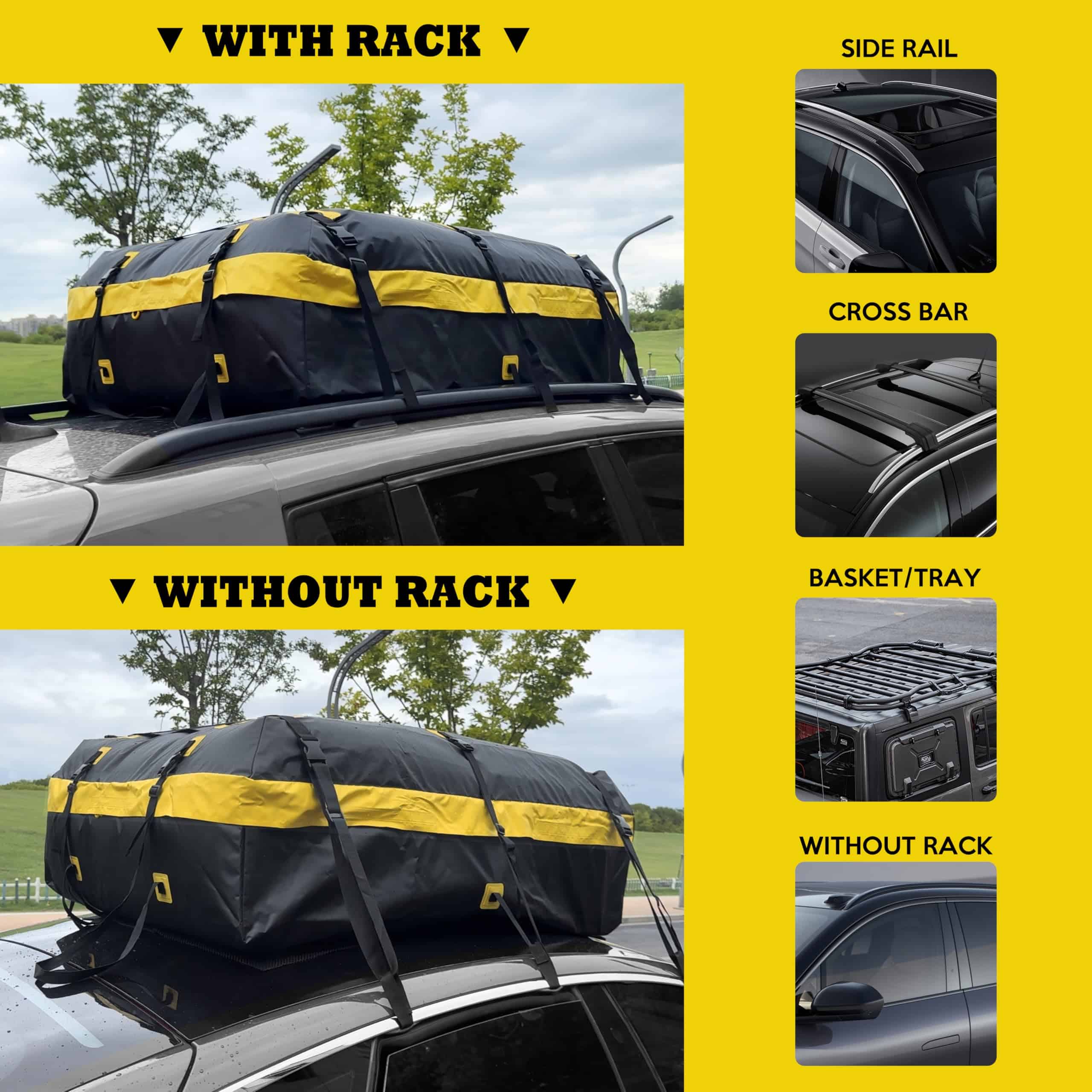 Portaequipajes de Techo para Vehículo, Portadores de Carga - Imagen 4