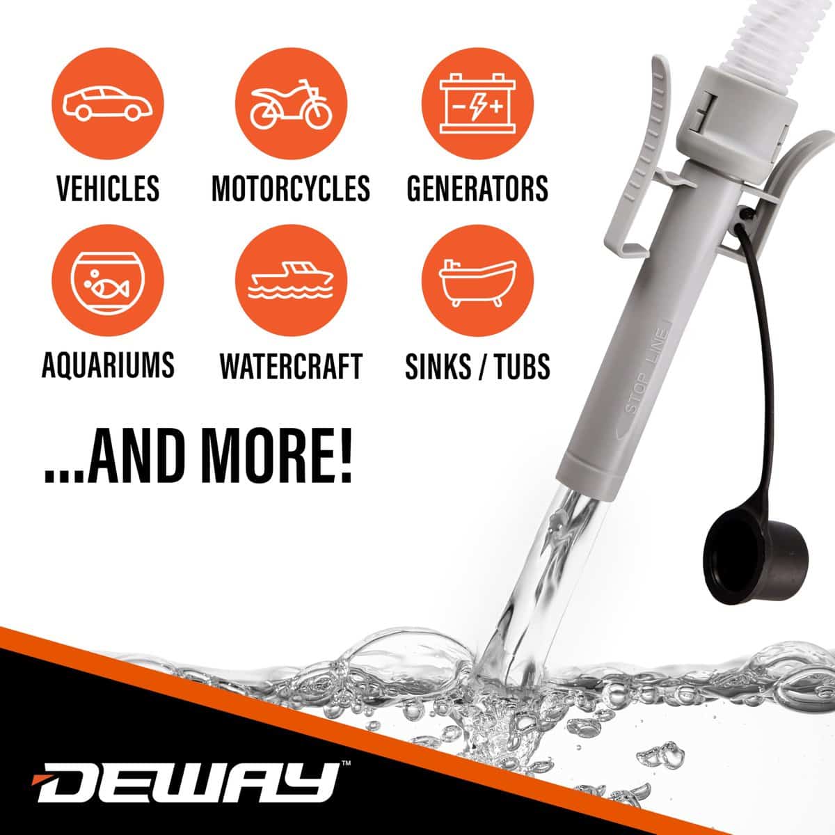 Bomba de transferencia de combustible -Auto-Stop con pitido - Imagen 3