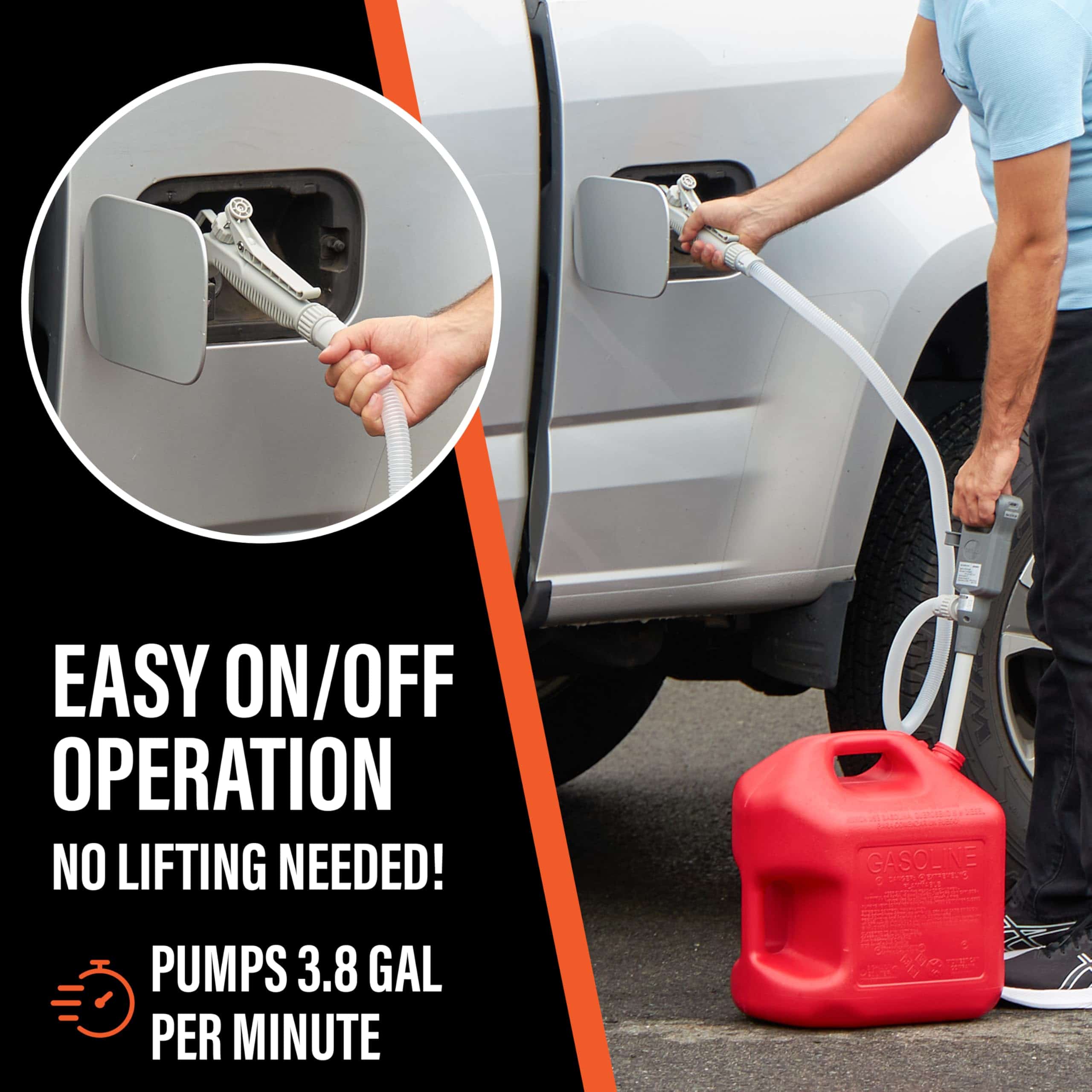 Bomba de Transferencia de Combustible -Hand-Trigger Nozzle - Imagen 8