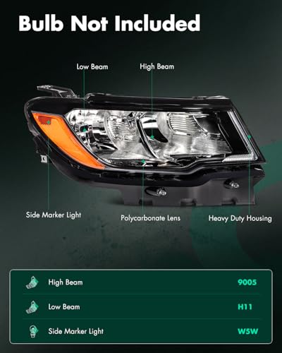 Ensamblaje de Faro SCITOO para JEEP COMPASS 2017-2021 con - Imagen 3