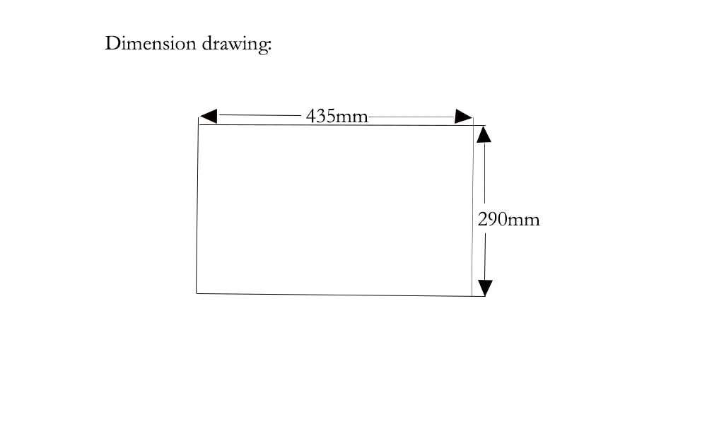 11.6"x17" Material en Blanco para Pickguard de Guitarra - Imagen 5