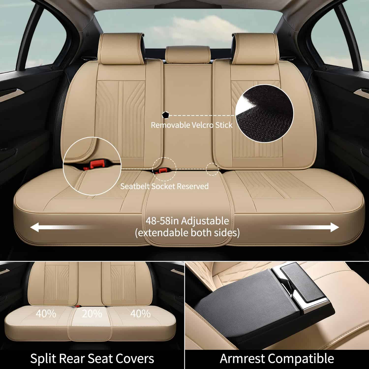 Cubiertas universales para asientos de automóvil FLORICH, - Imagen 7