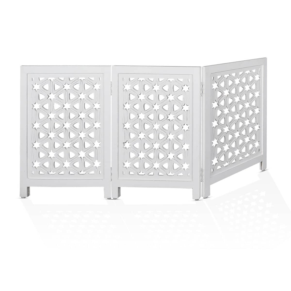 Barrera de mascotas de madera decorativa, Puerta para