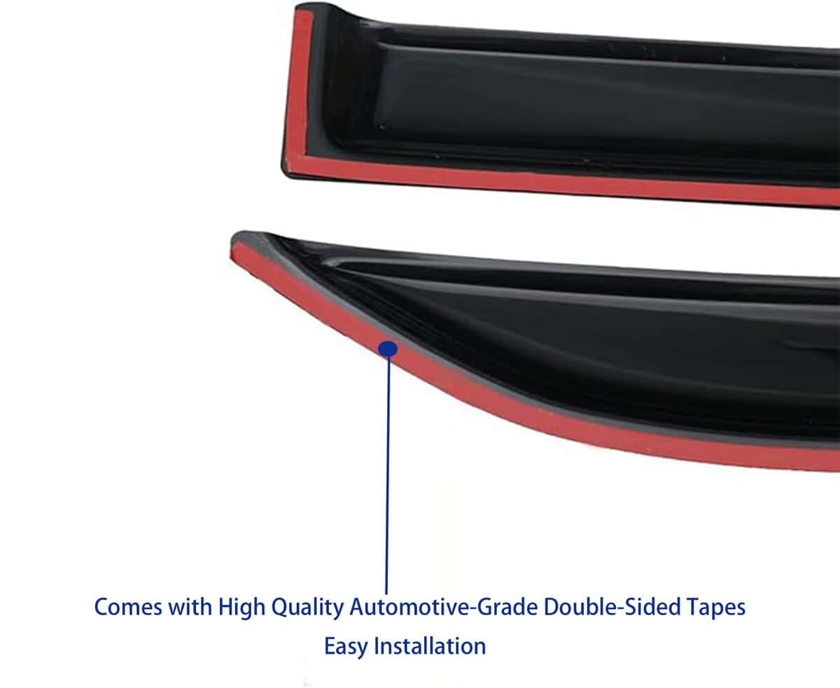 YLSCOO Window Visors Rain Guards compatible con Tacoma - Imagen 8