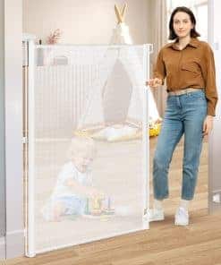 Barandilla retráctil para perros HEELALBABY de 52' de alto