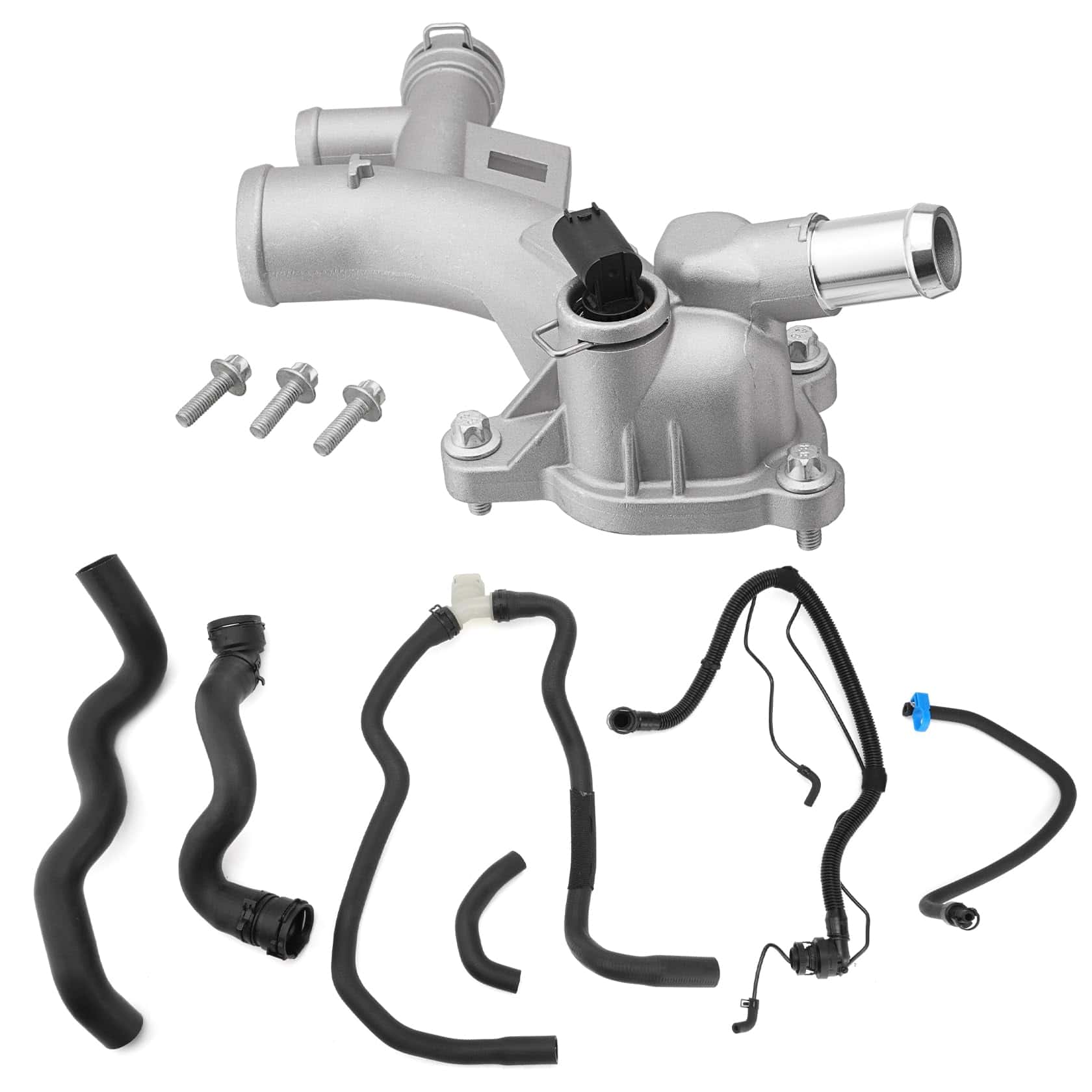 DETYI Carcasa de Refrigerante de Aluminio, Manguera de