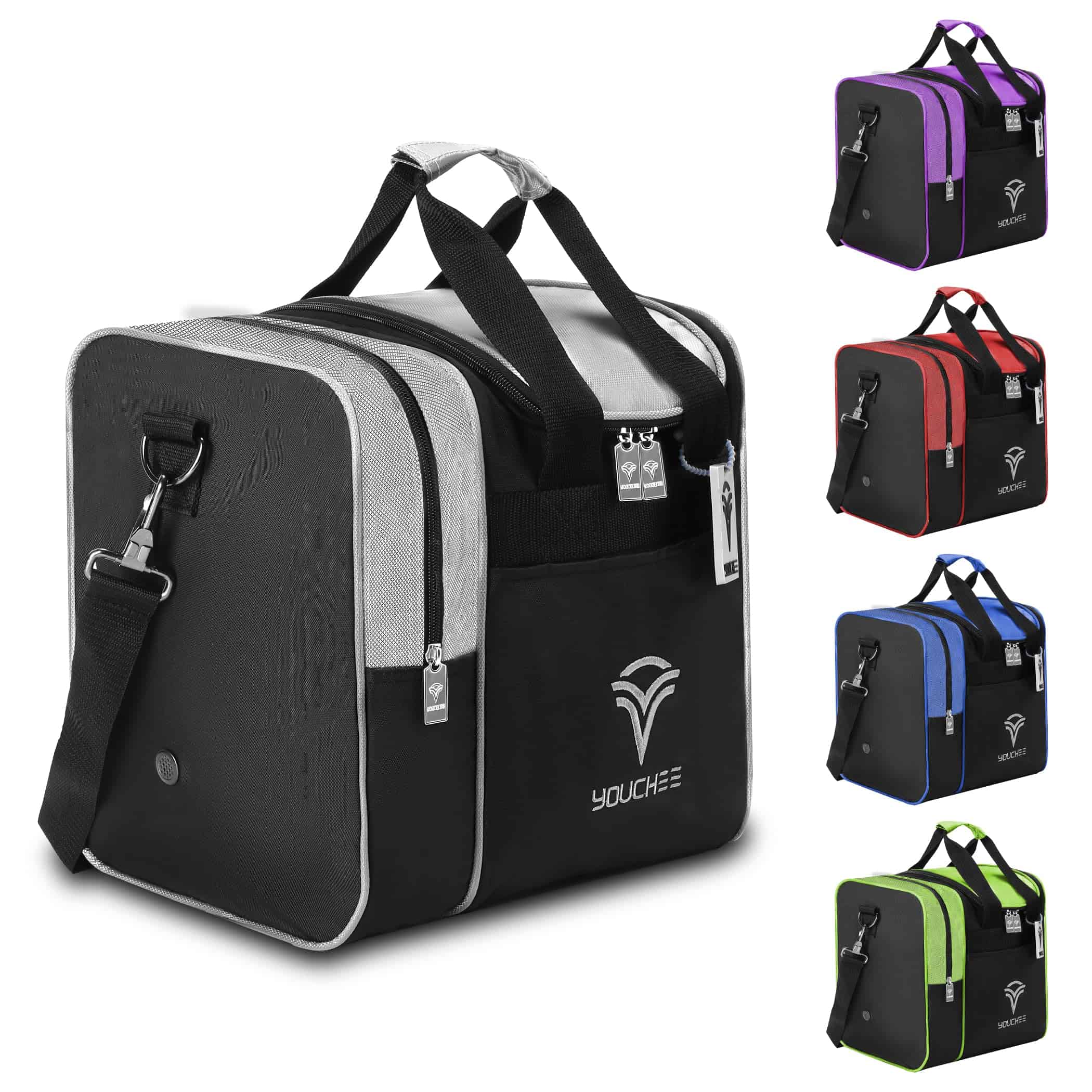 Bolso para bola de bolos Youchee con soporte acolchado,