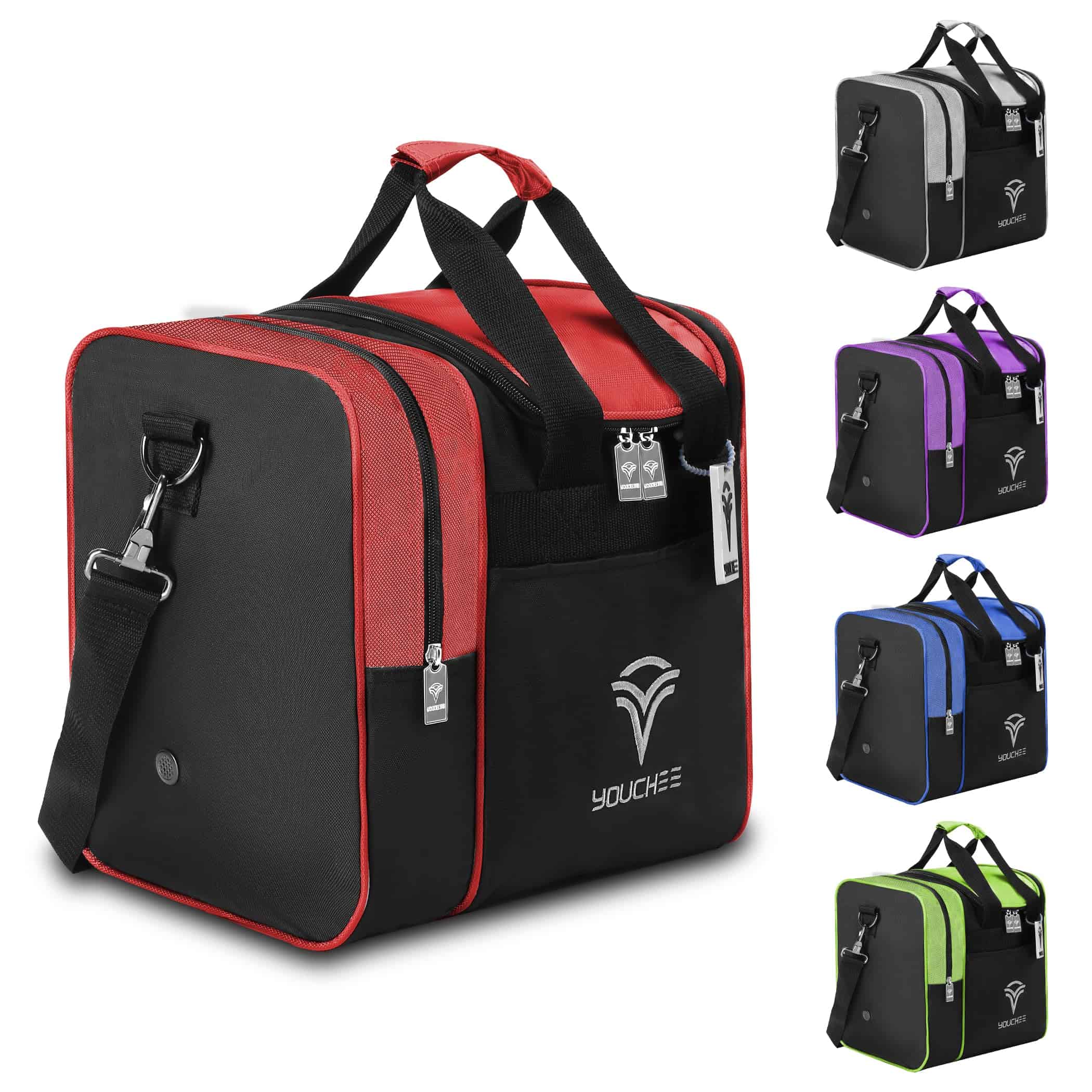 Bolso de bolos Youchee con soporte acolchado, para una bola