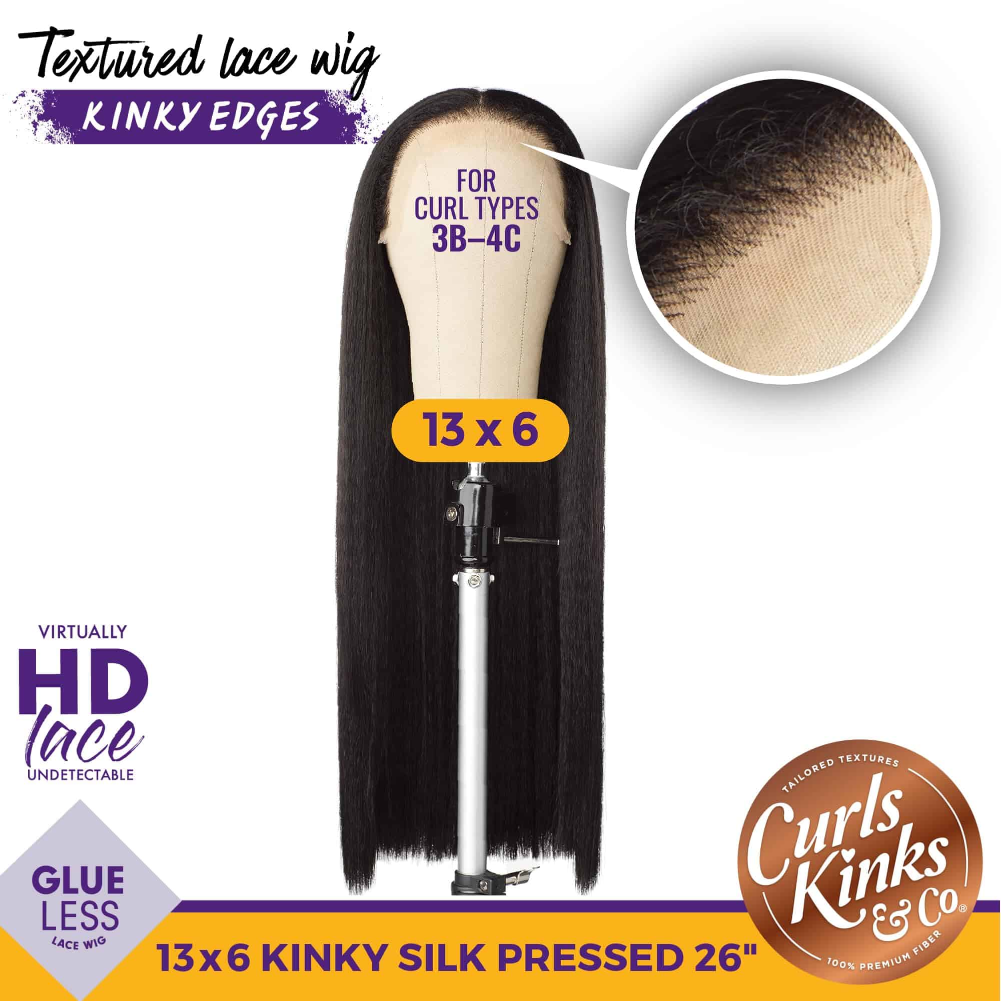 Pelucas Sensationnel Curls Kinksandco -BALAYAGEGOLD - Imagen 3