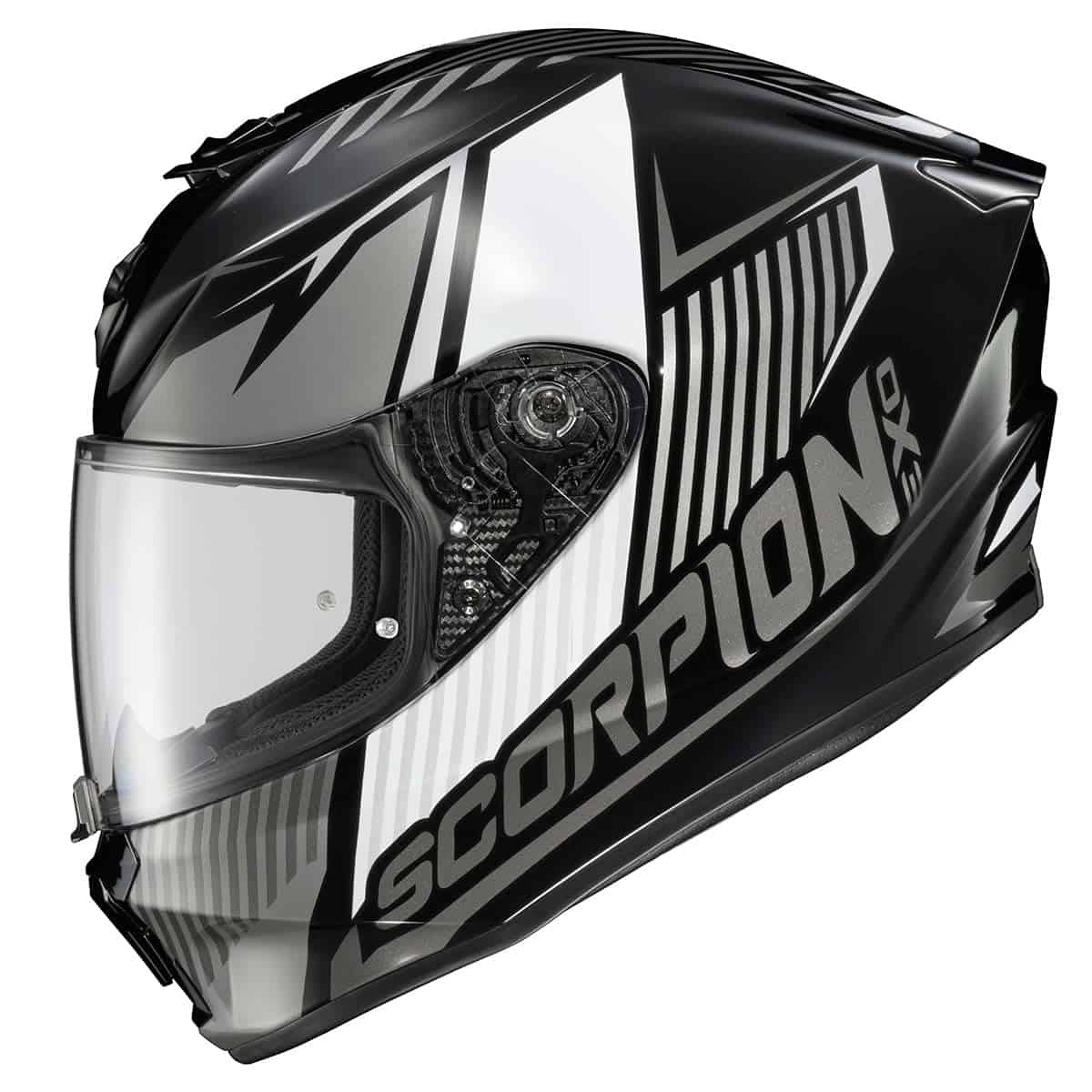 Casco de motocicleta ScorpionEXO R330 de cara completa con